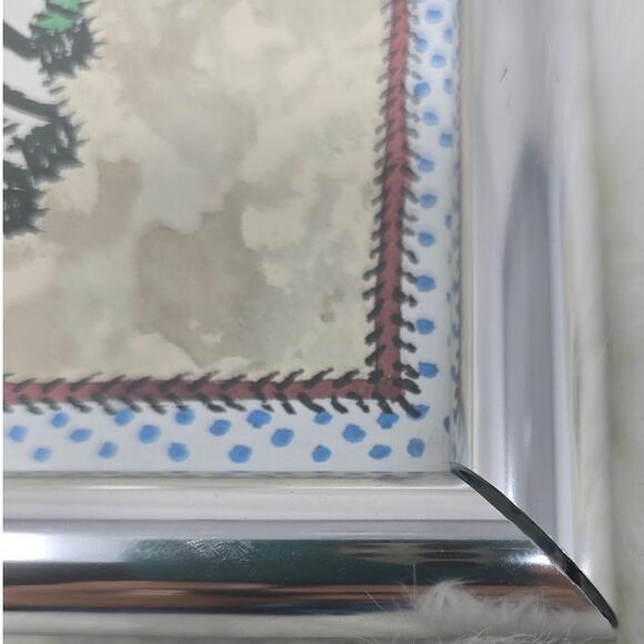 Helen Paul Bundle of 3-10" X 8" Animal Lion Zebra Elephant Signed Framed Artwork - Picture 3 of 7